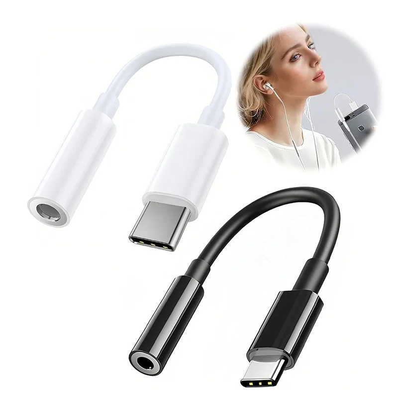 Type C to 3.5 mm Earphone Aux Adapter 3.5mm Jack Audio Connector Type-C to 3.5mm Aux Adapter Accessories Cable For Huawei Xiaomi
Type C to 3.5 mm Earphone Aux Adapter 3.5mm Jack Audio Connector Type-C to 3.5mm Aux Adapter Accessories Cable For Huawei Xiaomi