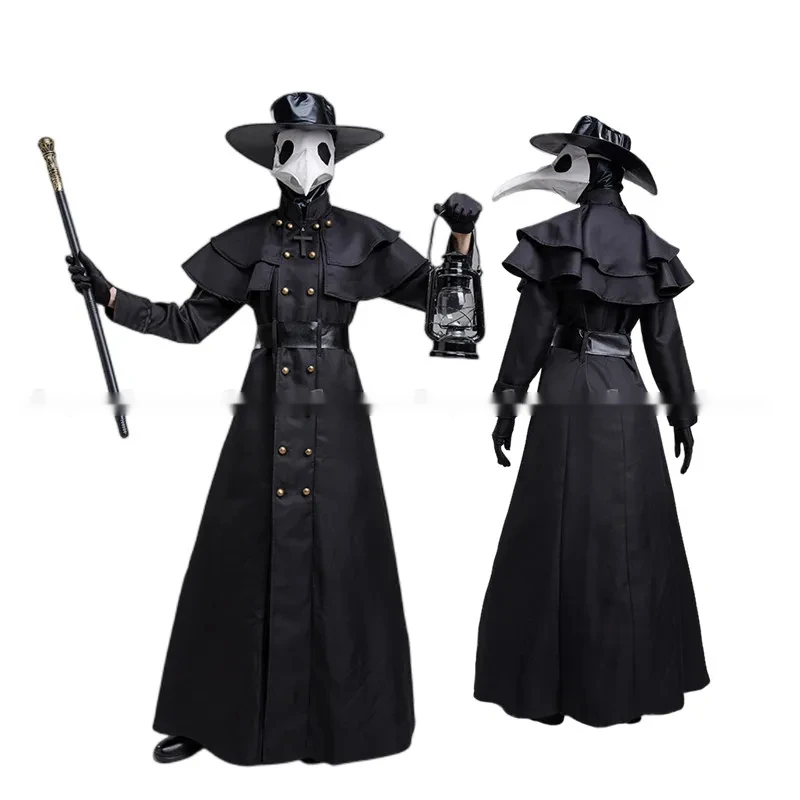 Halloween Medieval Hooded Robe Plague Doctor Costume Mask Hat for Men Monk Cosplay Steampunk Priest Horror Wizard Cloak Cape 5XL
Halloween Medieval Hooded Robe Plague Doctor Costume Mask Hat for Men Monk Cosplay Steampunk Priest Horror Wizard Cloak Cape 5XL