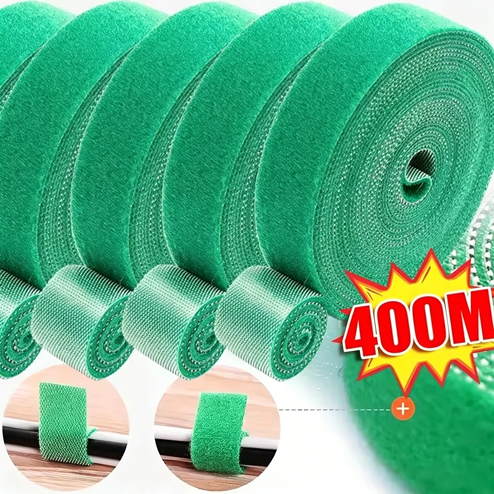 400/2M Wholesale Green Self Adhesive Plant Nylon Cable Tie Adjustable Plants Hook Loop Fastener Tape for Garden Home
400/2M Wholesale Green Self Adhesive Plant Nylon Cable Tie Adjustable Plants Hook Loop Fastener Tape for Garden Home