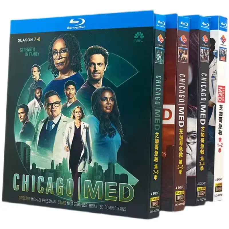 BD Blu-ray High Definition American Drama Chicago Fire Seasons 1–9 18-Disc Box Set with Chinese Subtitles
BD Blu-ray High Definition American Drama Chicago Fire Seasons 1–9 18-Disc Box Set with Chinese Subtitles