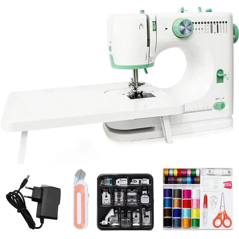 EU Stock 520 12-Stitches Mini Sewing Machine Multifunctional Household Sewing Machine W/Extension Table EU
EU Stock 520 12-Stitches Mini Sewing Machine Multifunctional Household Sewing Machine W/Extension Table EU