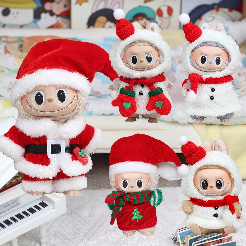 Only Clothes For Labu Clothes Christmas Deer Set Festive Snowman Outfit For V1/V2/V3 Labubu Outfit Holiday Gift Christmas Set
Only Clothes For Labu Clothes Christmas Deer Set Festive Snowman Outfit For V1/V2/V3 Labubu Outfit Holiday Gift Christmas Set