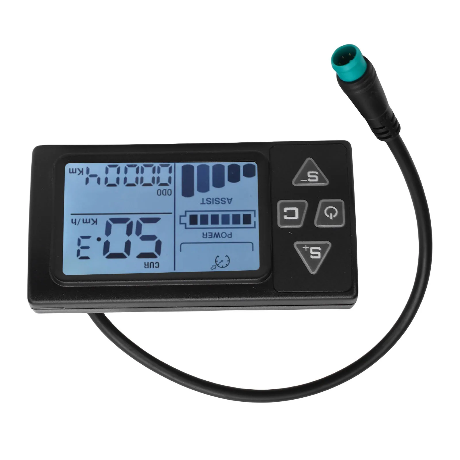 Bike LCD Display Panel S861 Scooter LCD Display Meter Backlit Scooter Control Panel with Water Proof Plug for Mountain Bike
Bike LCD Display Panel S861 Scooter LCD Display Meter Backlit Scooter Control Panel with Water Proof Plug for Mountain Bike