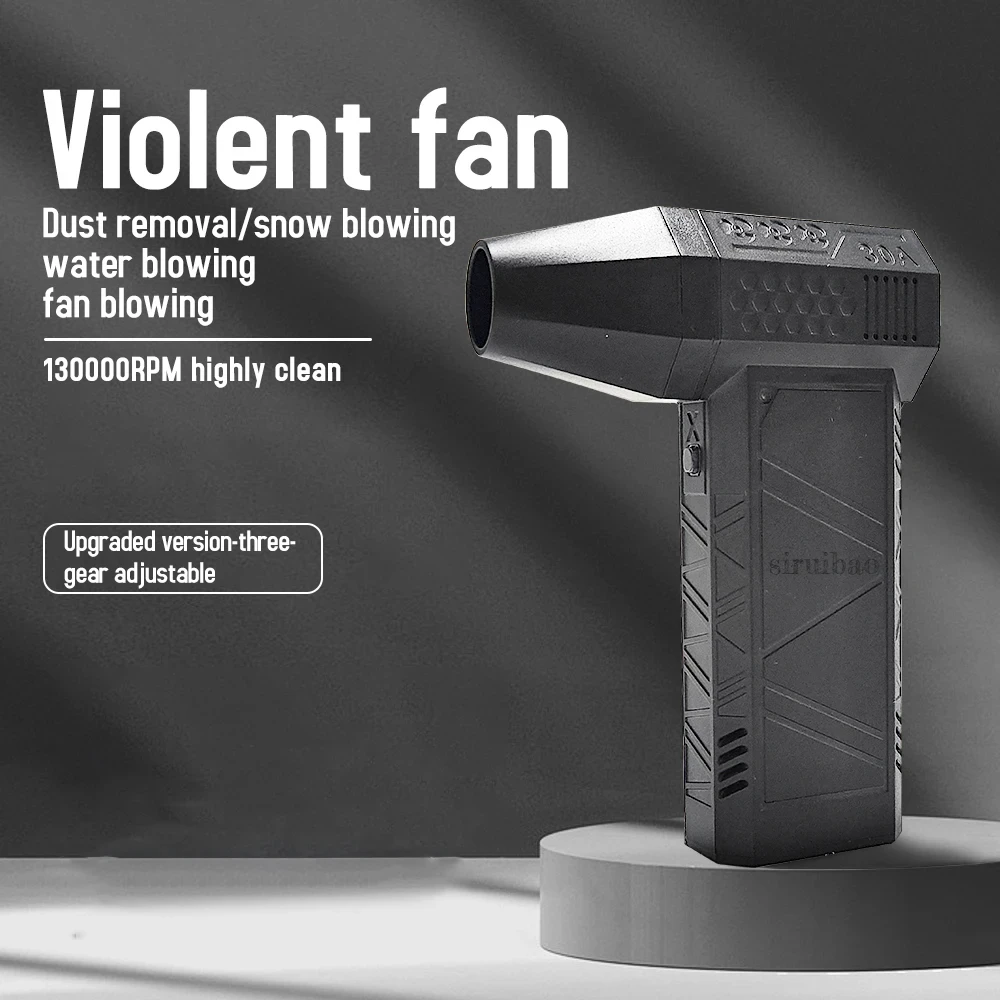 Turbofan High Power 130000RPM Jet Fan Air Duster Motor Variable Speed Dust Blower Brushless Cleaning Tool Handheld Air Blower
Turbofan High Power 130000RPM Jet Fan Air Duster Motor Variable Speed Dust Blower Brushless Cleaning Tool Handheld Air Blower