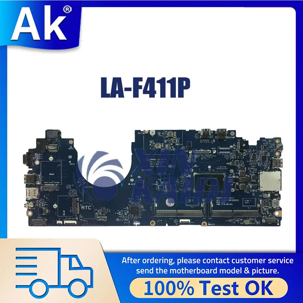 LA-F411P Laptop Motherboard For Dell Latitude 15 5590 0CJWKW 0PTD05 0VJF9H 0VT64T Notebook Mainboard I3 I5 I7 7th 8th Gen CPU
LA-F411P Laptop Motherboard For Dell Latitude 15 5590 0CJWKW 0PTD05 0VJF9H 0VT64T Notebook Mainboard I3 I5 I7 7th 8th Gen CPU