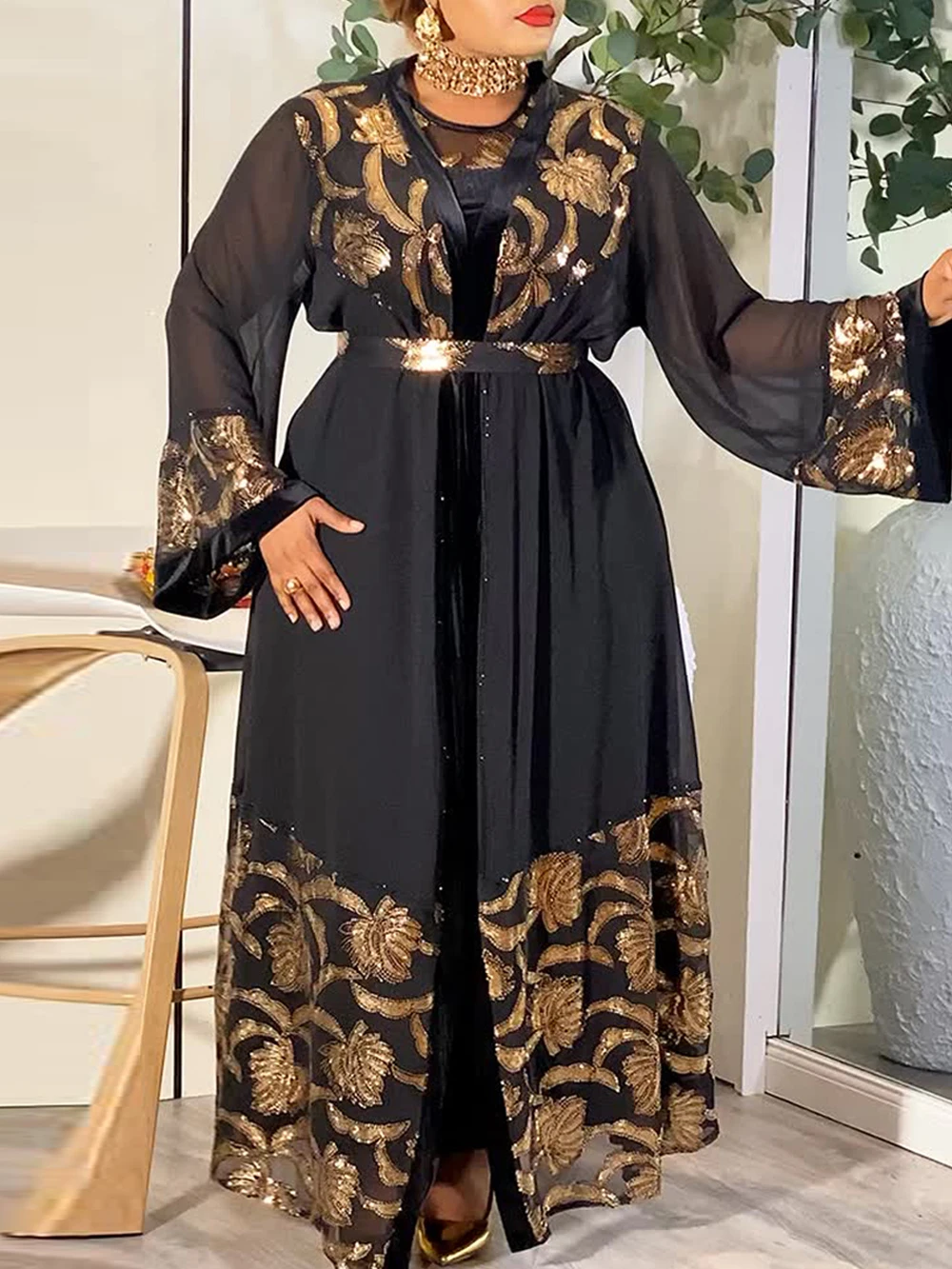 Дубайские мусульманские абайи для женщин 2026: Исламская одежда для Рамадана, роскошные платья с пайетками, турецкий кафтан, комплект из 2 предметов, вечерние наряды для вечеринок
Дубайские мусульманские абайи для женщин 2026: Исламская одежда для Рамадана, роскошные платья с пайетками, турецкий кафтан, комплект из 2 предметов, вечерние наряды для вечеринок