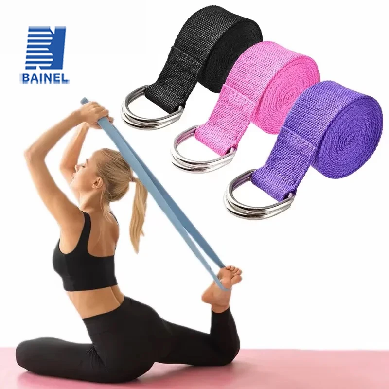 183*3.8cm Yoga Strap Cotton Exercise Yoga Belt Adjustable Woven Stretch D-Ring Buckle Fitness Stretching Bands Pilates Rope
183*3.8cm Yoga Strap Cotton Exercise Yoga Belt Adjustable Woven Stretch D-Ring Buckle Fitness Stretching Bands Pilates Rope