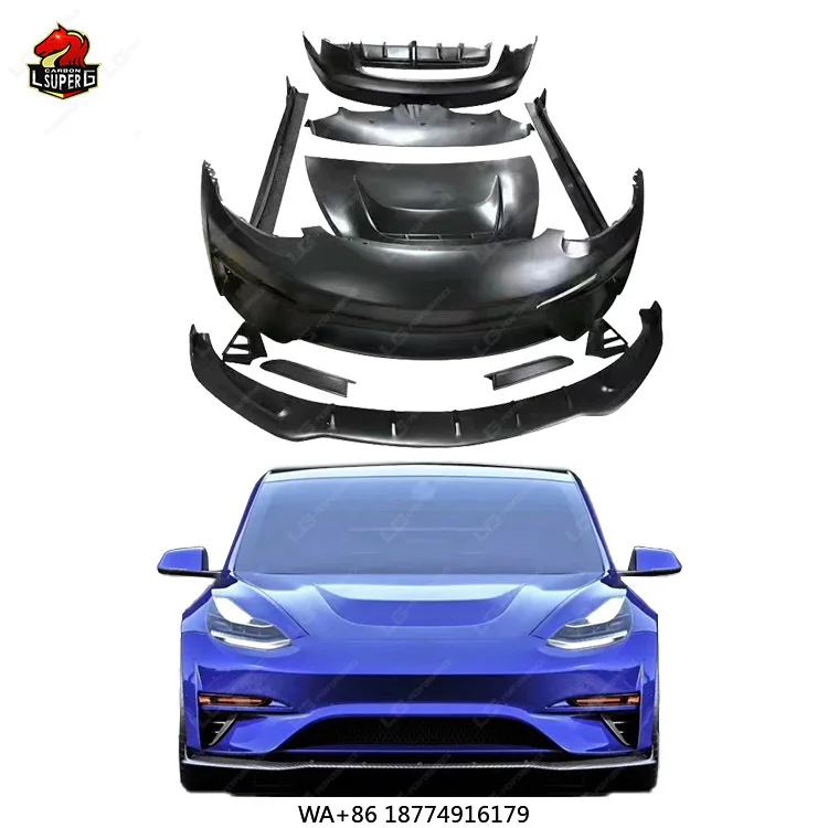 Новые комплекты кузова из полууглеродного волокна в стиле R для модели 3, включают бамперы и капот.
Новые комплекты кузова из полууглеродного волокна в стиле R для модели 3, включают бамперы и капот.