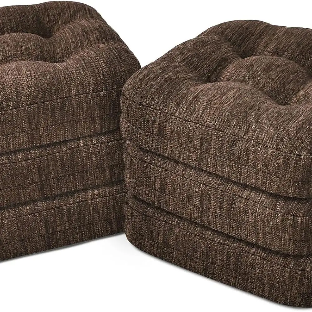 Memory Foam Kitchen Chair Cushions Set of 6, Dual-Layer Seat Pads with Ties, 16.5x16.5x3.5 inches, Chestnut, Comfortable Dining
Memory Foam Kitchen Chair Cushions Set of 6, Dual-Layer Seat Pads with Ties, 16.5x16.5x3.5 inches, Chestnut, Comfortable Dining