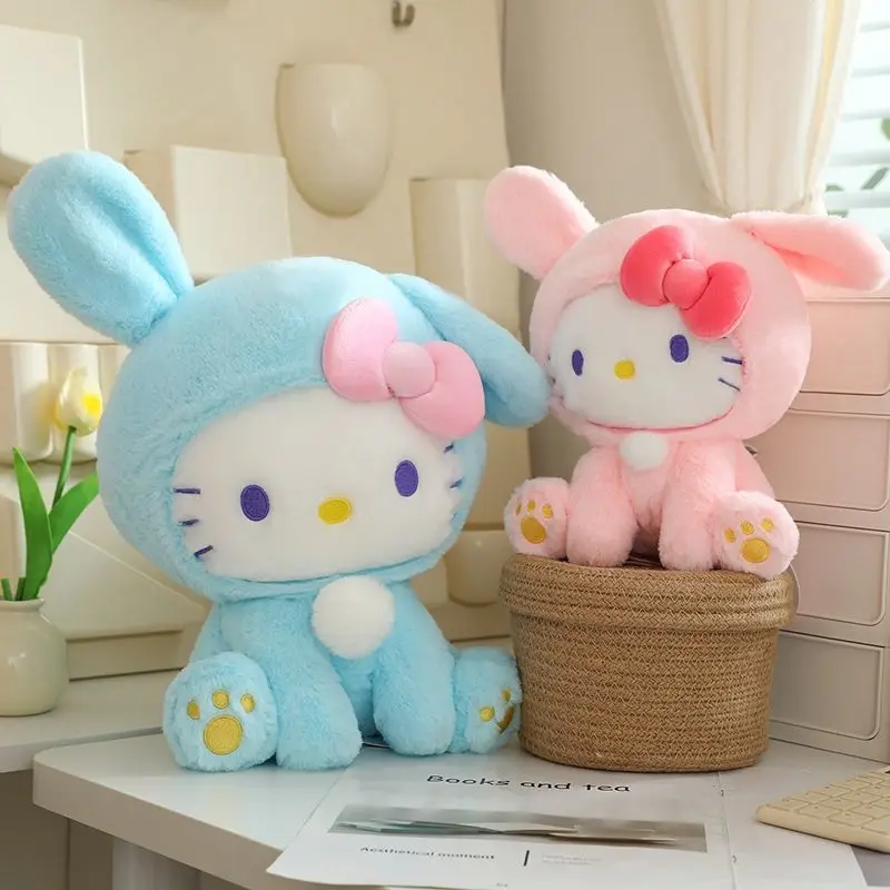 Official Sanrio Hello Kitty Bunny Costume Plush Animals Toy Kawaii Squishy Stuffed Doll with Bow for Girls Fans Birthday Gift
Official Sanrio Hello Kitty Bunny Costume Plush Animals Toy Kawaii Squishy Stuffed Doll with Bow for Girls Fans Birthday Gift