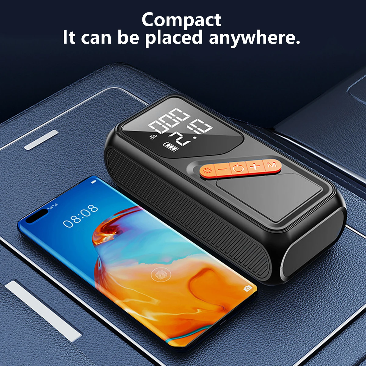 Wireless Dual Power Digital Tire Inflator Pump Portable Smart Auto Stop Dual Screen Type-C Charging for Car Bike Motorcycle
Wireless Dual Power Digital Tire Inflator Pump Portable Smart Auto Stop Dual Screen Type-C Charging for Car Bike Motorcycle