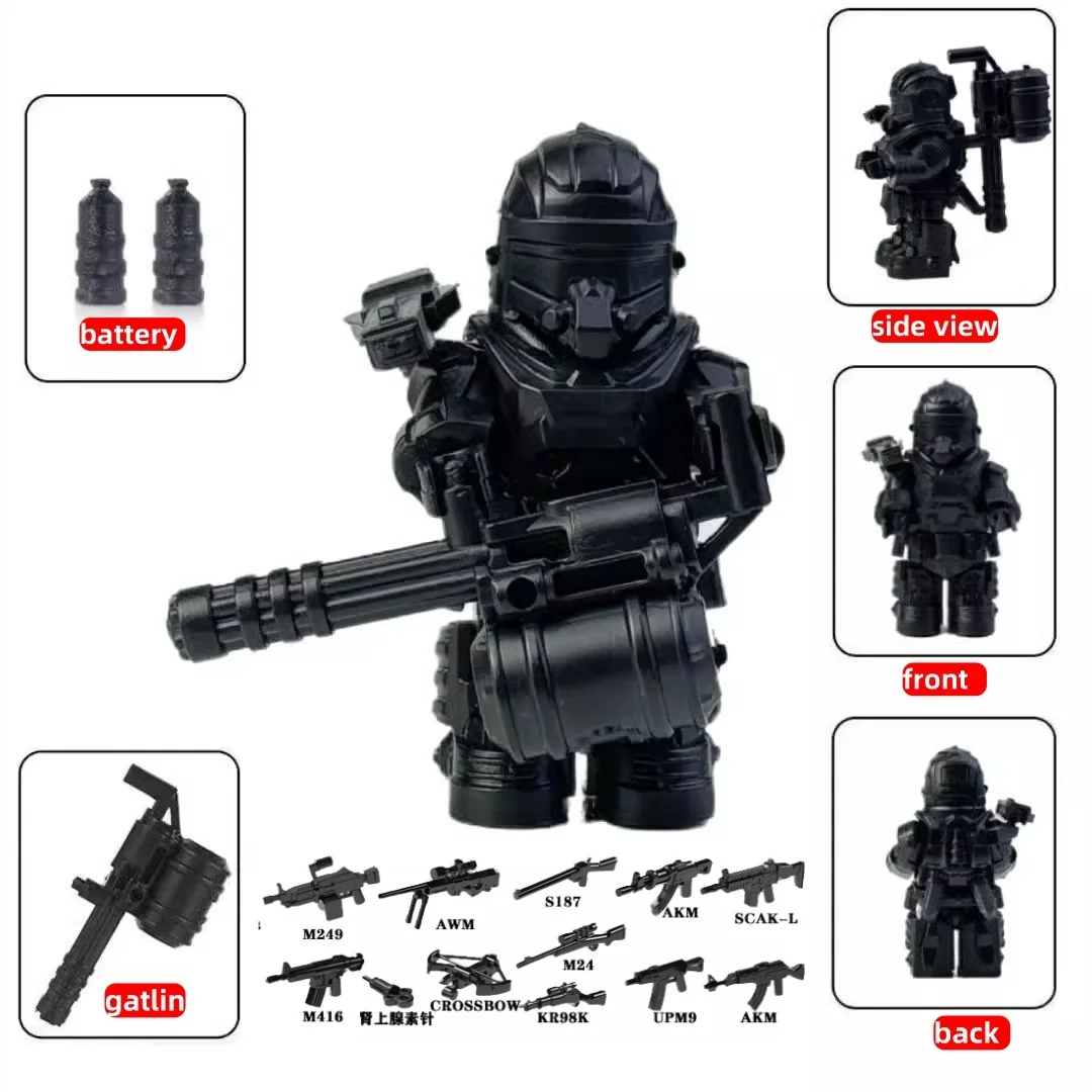 Mecha Military Building Blocks Figure Compatible Gatlin Weapon Bricks Accessories Blocks Gifts Toys
Mecha Military Building Blocks Figure Compatible Gatlin Weapon Bricks Accessories Blocks Gifts Toys