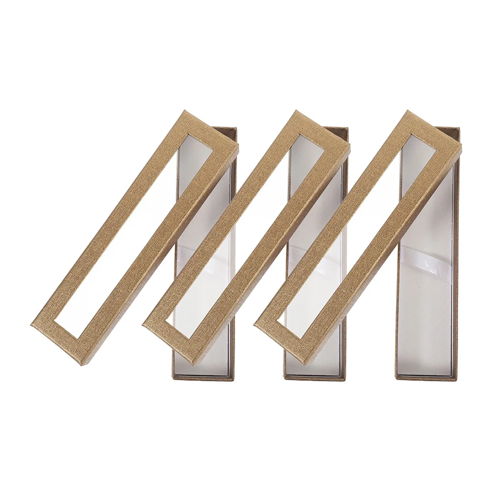 3 Pcs Heaven and Earth Cover Pen Case Fountain Display Boxes Single Holder Open The Window Clear Container Paper Organizer
3 Pcs Heaven and Earth Cover Pen Case Fountain Display Boxes Single Holder Open The Window Clear Container Paper Organizer