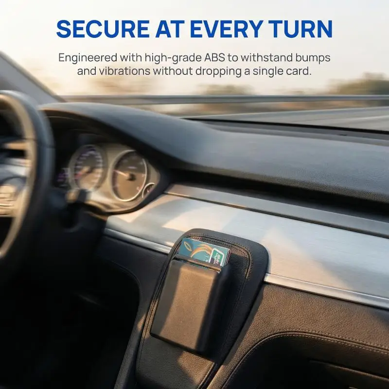 Car Card Organizer Multi Slot Portable Holder for Dashboard Storage ID and Credit Card Accessory
Car Card Organizer Multi Slot Portable Holder for Dashboard Storage ID and Credit Card Accessory