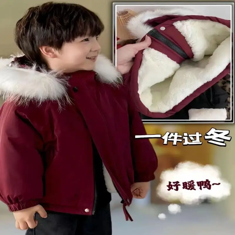 New Kawaii Casual Coat Children's Winter New Style: Overcoming Cotton Clothes Fashion Clothing Boys Girls' Fur Outdoor Kids Top
New Kawaii Casual Coat Children's Winter New Style: Overcoming Cotton Clothes Fashion Clothing Boys Girls' Fur Outdoor Kids Top