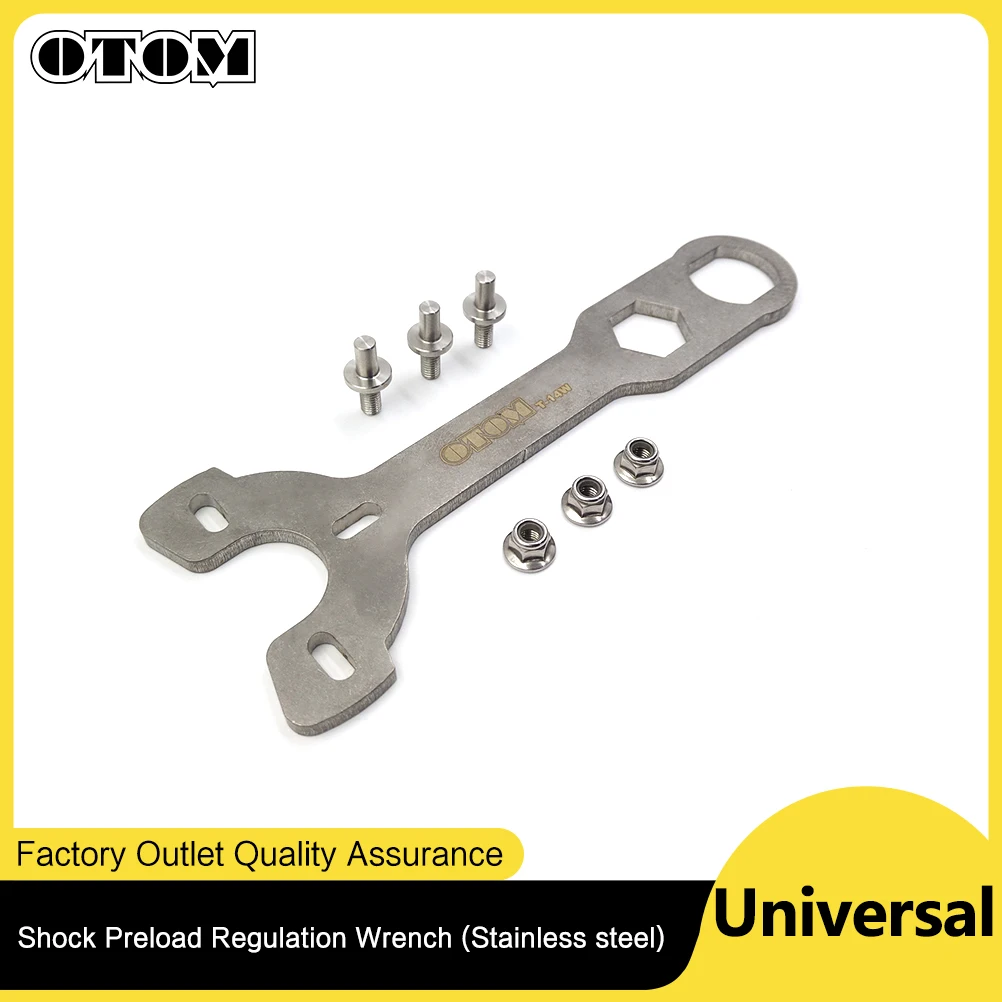 OTOM Motorcycle Rear Shock Oil Seal Base Wrench Stainless Steel Adjusting Absorber Remove Spanner Maintenance Tools Motocross
OTOM Motorcycle Rear Shock Oil Seal Base Wrench Stainless Steel Adjusting Absorber Remove Spanner Maintenance Tools Motocross