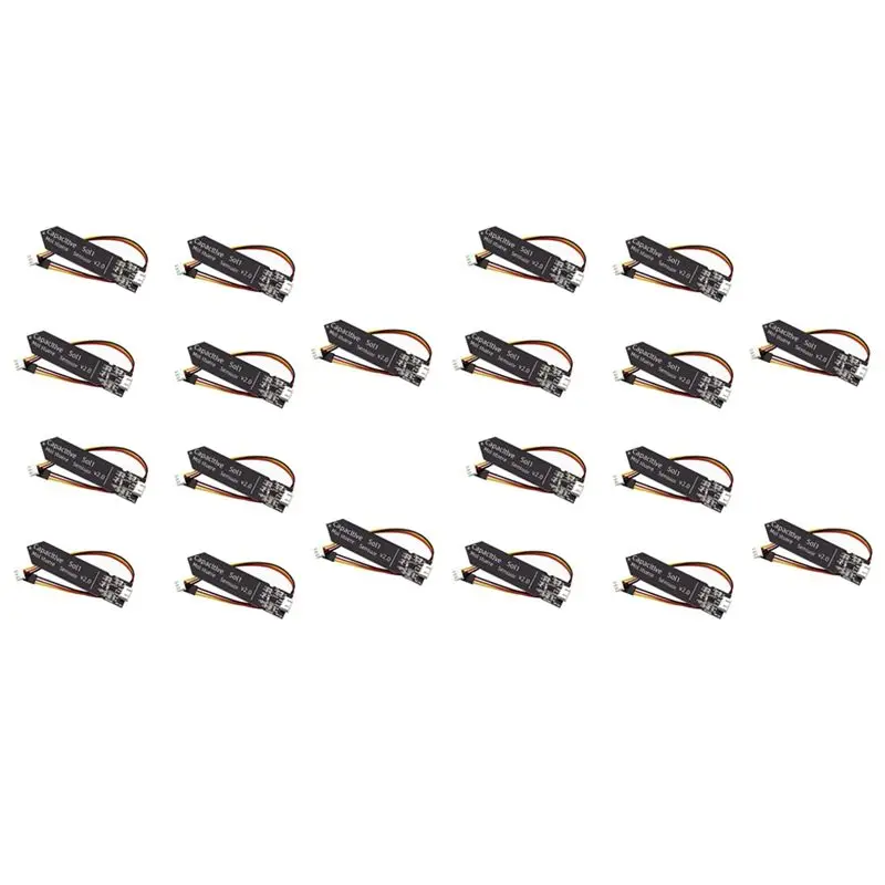 A98E-20PCS Capacitive Soil Moisture Sensor Module 3.3-5.5V 3-Pin W/Gravity Wire Corrosion Resistant For Garden Watering DIY
A98E-20PCS Capacitive Soil Moisture Sensor Module 3.3-5.5V 3-Pin W/Gravity Wire Corrosion Resistant For Garden Watering DIY