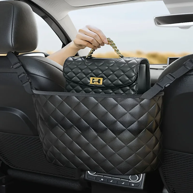 Car seat storage bag Middle storage net Car chair back storage bag Storage bag In-car supplies storage goods
Car seat storage bag Middle storage net Car chair back storage bag Storage bag In-car supplies storage goods