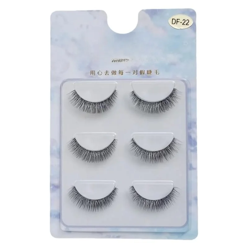 ~Short false eyelashes df22 small thick eye tail elongated curled stage performance makeup
~Short false eyelashes df22 small thick eye tail elongated curled stage performance makeup
