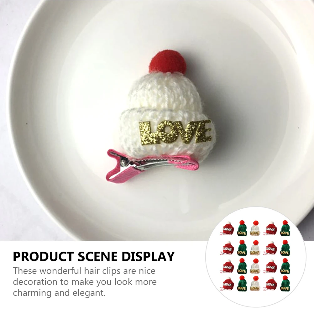 20pcs Christmas Hat Clips Durable Cartoon Hairpins Party Decor Xmas Hair Accessories Adorable Headdress Hair Clip
20pcs Christmas Hat Clips Durable Cartoon Hairpins Party Decor Xmas Hair Accessories Adorable Headdress Hair Clip