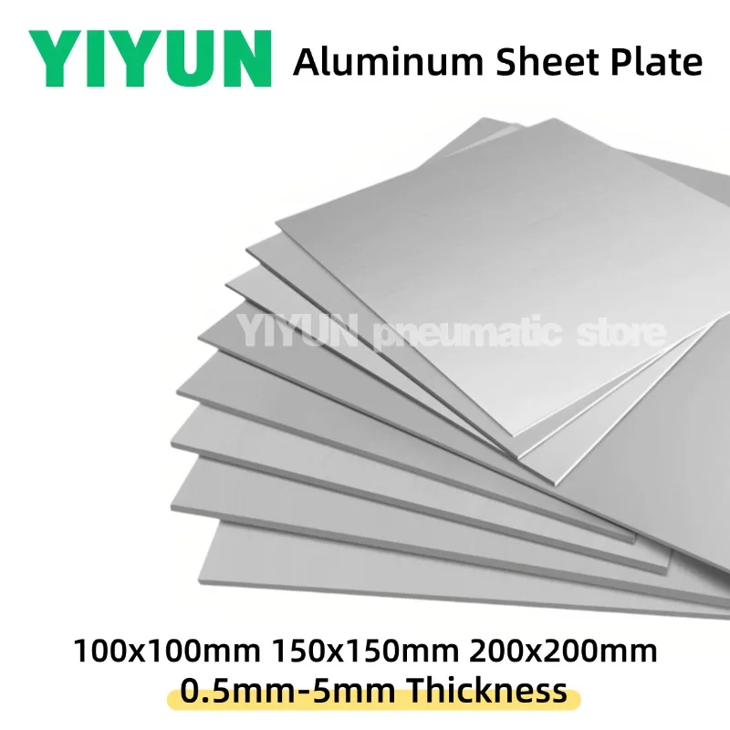 1pc Aluminum Square Sheet Plate 0.5mm 1mm 1.5mm 2mm 3mm 4mm 5mm Thickness 100x100mm 150x150mm 200x200mm Aluminum Alloy Polished
1pc Aluminum Square Sheet Plate 0.5mm 1mm 1.5mm 2mm 3mm 4mm 5mm Thickness 100x100mm 150x150mm 200x200mm Aluminum Alloy Polished
