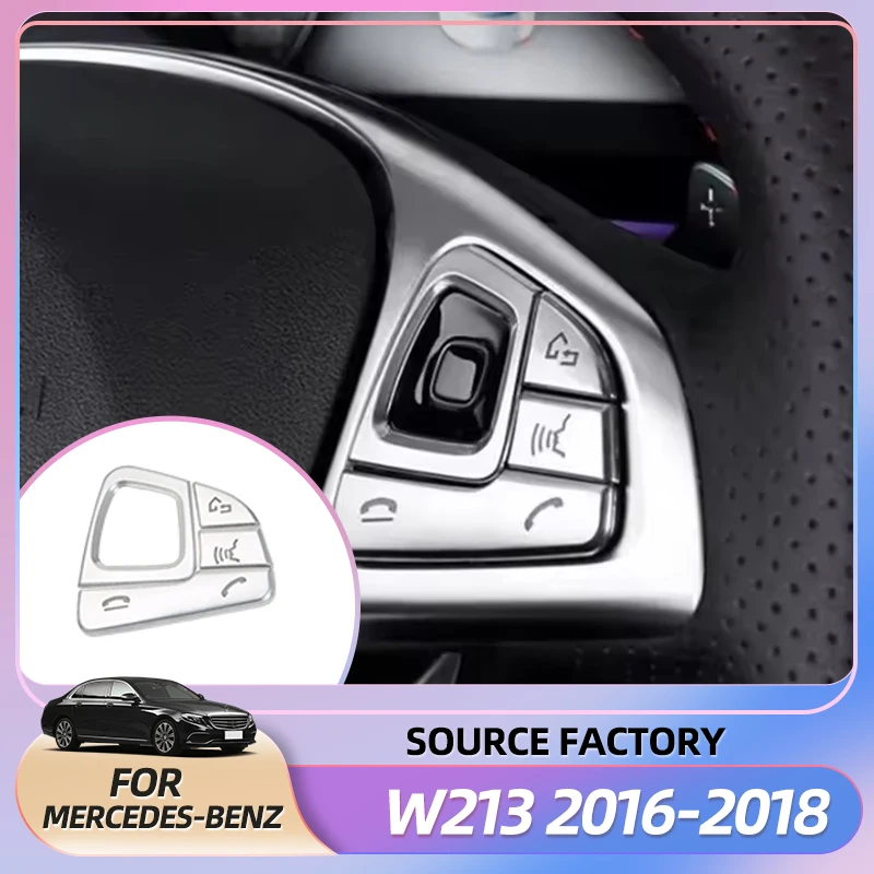 Эмблемы для Mercedes Benz E Class W213 2016-18 ABS Chrome, Стайлинг автомобиля, кнопка на руле, декоративная отделка Striker In
Эмблемы для Mercedes Benz E Class W213 2016-18 ABS Chrome, Стайлинг автомобиля, кнопка на руле, декоративная отделка Striker In
