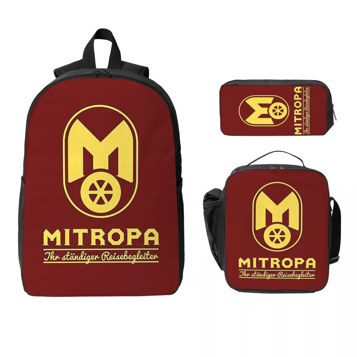Mitropa Your Constant Travel Companion Backpack BookBag School Bag Laptop Shoulder Bags 3ps Insulated Lunch Bag Pencil Case
Mitropa Your Constant Travel Companion Backpack BookBag School Bag Laptop Shoulder Bags 3ps Insulated Lunch Bag Pencil Case