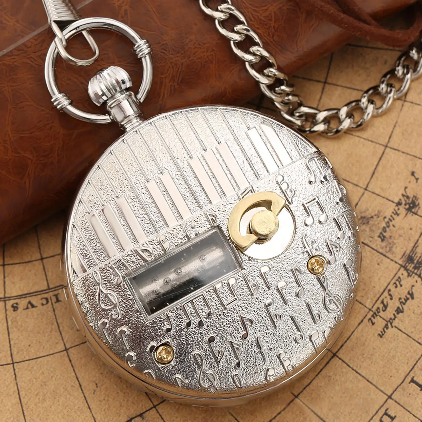 Quartz Pocket Watch Musical Movement Vintage Retro Smooth for Fathers Day
Quartz Pocket Watch Musical Movement Vintage Retro Smooth for Fathers Day
