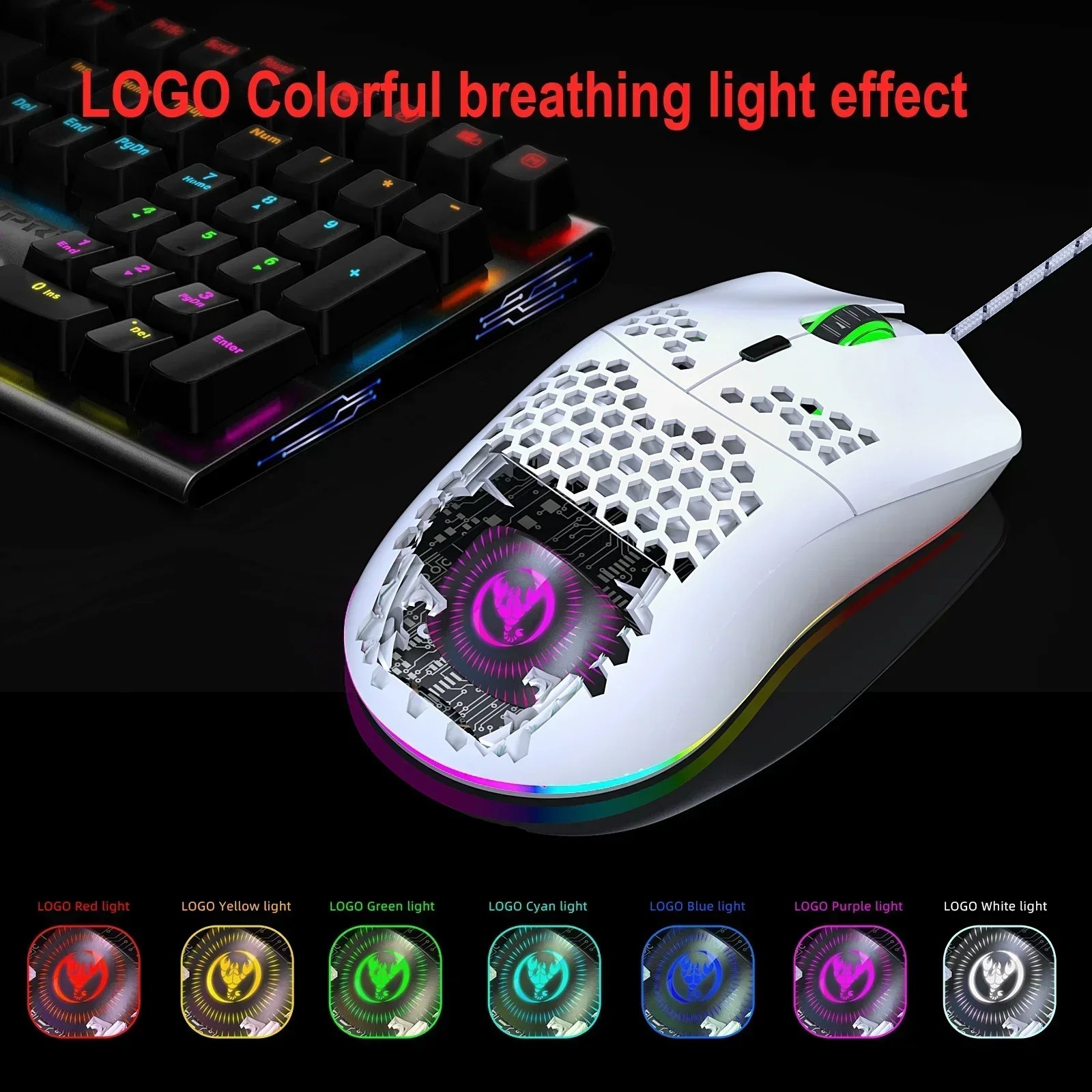 ZLRLMHYRGB Office Luminous Lightweight Macro Programming Hollow Ergonomics Laptop Gaming Wired Mouse 6400 DPI J900 Gaming Mouse
ZLRLMHYRGB Office Luminous Lightweight Macro Programming Hollow Ergonomics Laptop Gaming Wired Mouse 6400 DPI J900 Gaming Mouse