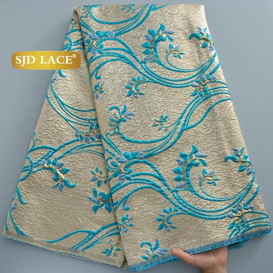 SJD LACE African Brocade Lace Fabrics 5Yards 2026 High Quality French Jacquard Gilded Lace For Women Wedding Party Dresses 4841
SJD LACE African Brocade Lace Fabrics 5Yards 2026 High Quality French Jacquard Gilded Lace For Women Wedding Party Dresses 4841