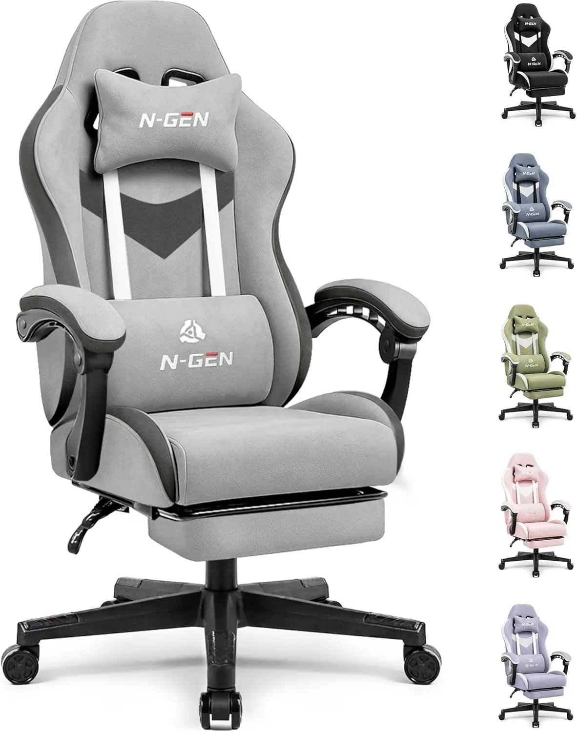Video Gaming Chair Office Computer Desk Use Ergonomic Reclining Backrest Adjustable Armrests Lumbar
Video Gaming Chair Office Computer Desk Use Ergonomic Reclining Backrest Adjustable Armrests Lumbar