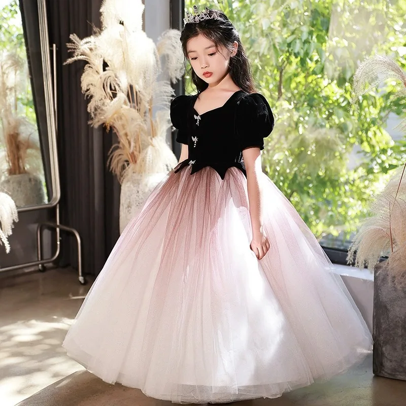 Piano Performance Dress for Girls High-End Princess Dress Children's Evening Dress Little Host Performance Costume
Piano Performance Dress for Girls High-End Princess Dress Children's Evening Dress Little Host Performance Costume