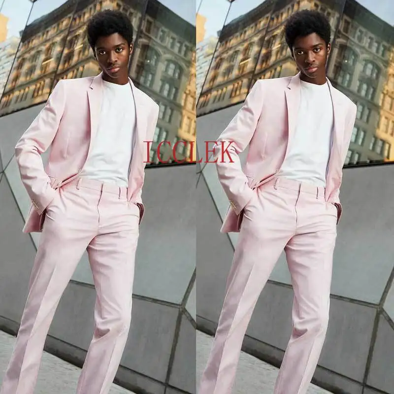 Pink Latest Coat Pants Design Men Suits for Wedding Prom Business Groom Tuxedo 2 Piece Terno Masculino Costume Homme Man Blazers
Pink Latest Coat Pants Design Men Suits for Wedding Prom Business Groom Tuxedo 2 Piece Terno Masculino Costume Homme Man Blazers