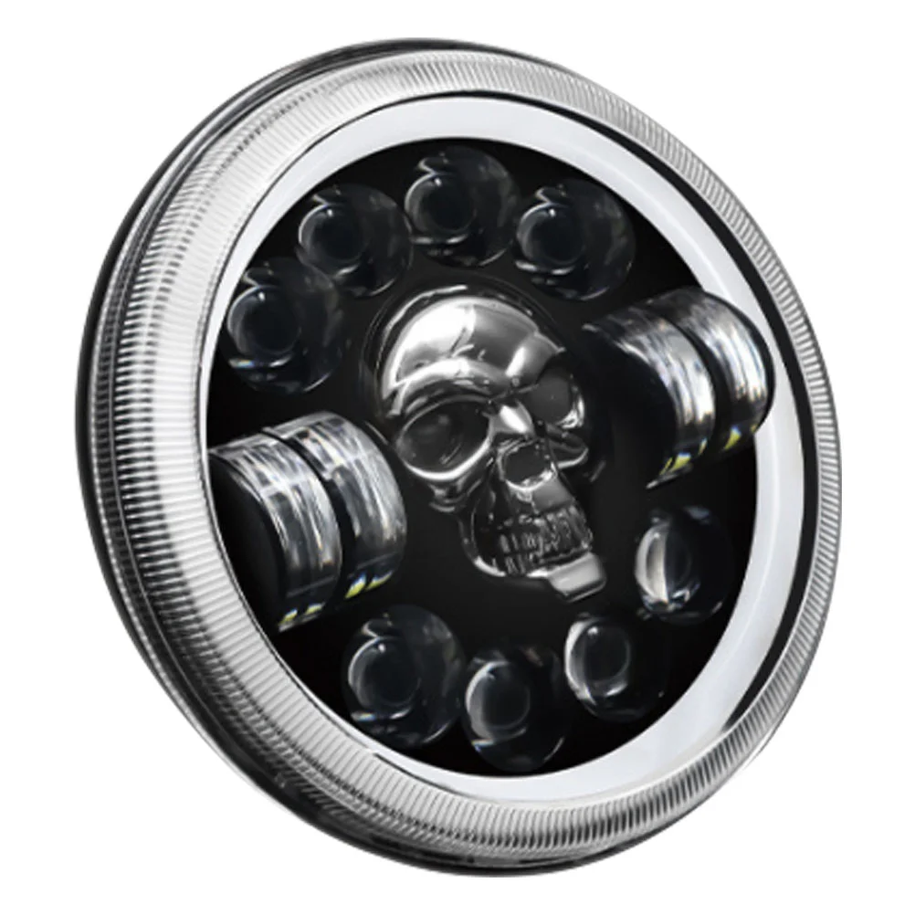 Headlight Modification Car Lights Skull for Motorcycle Round Accessories Abs Man LED Headlights
Headlight Modification Car Lights Skull for Motorcycle Round Accessories Abs Man LED Headlights