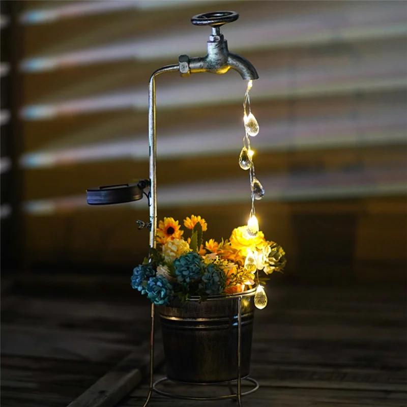 A07F-Solar Powered Water Faucet Lights Waterproof LED Planter Lamp For Patio Pathway Walkway Lawn Garden
A07F-Solar Powered Water Faucet Lights Waterproof LED Planter Lamp For Patio Pathway Walkway Lawn Garden