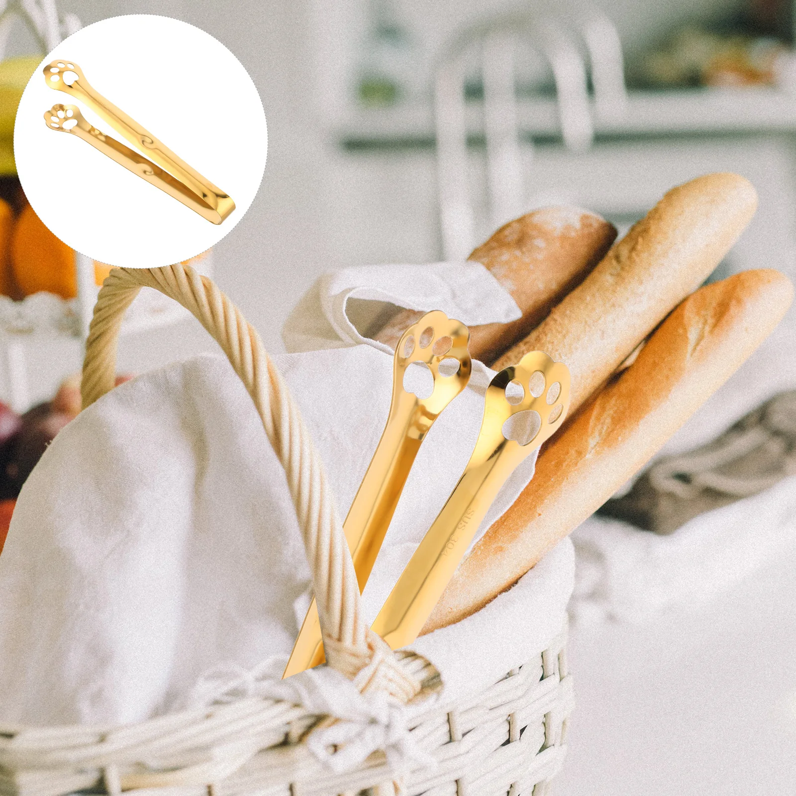1PC BBQ Cat Claw Clip Stainless Steel Multifunctional Golden Buffet Barbecue Tool for Camping Outdoor Kitchen Salad Tongs Steak
1PC BBQ Cat Claw Clip Stainless Steel Multifunctional Golden Buffet Barbecue Tool for Camping Outdoor Kitchen Salad Tongs Steak