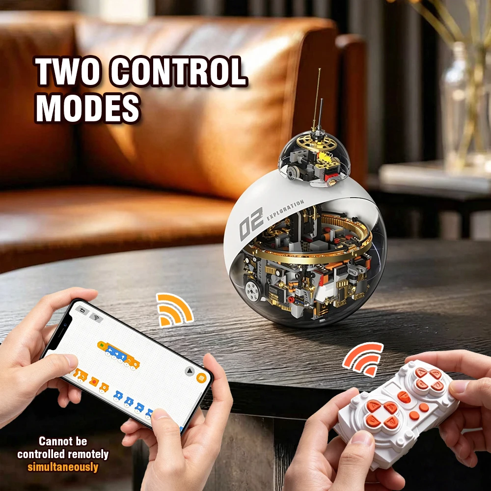 Science Robot Building Blocks Set - DIY Assembly Remote-Controlled Particle Programming Puzzle Toy 761 Pieces Creative Gif
Science Robot Building Blocks Set - DIY Assembly Remote-Controlled Particle Programming Puzzle Toy 761 Pieces Creative Gif