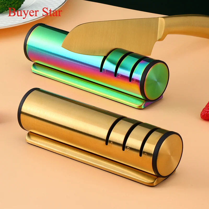 Knife Sharpener 3 Stages Professional Kitchen Sharpening Stone Grinder Whetstone Tungsten Diamond Stainless Steel Sharpener Tool
Knife Sharpener 3 Stages Professional Kitchen Sharpening Stone Grinder Whetstone Tungsten Diamond Stainless Steel Sharpener Tool