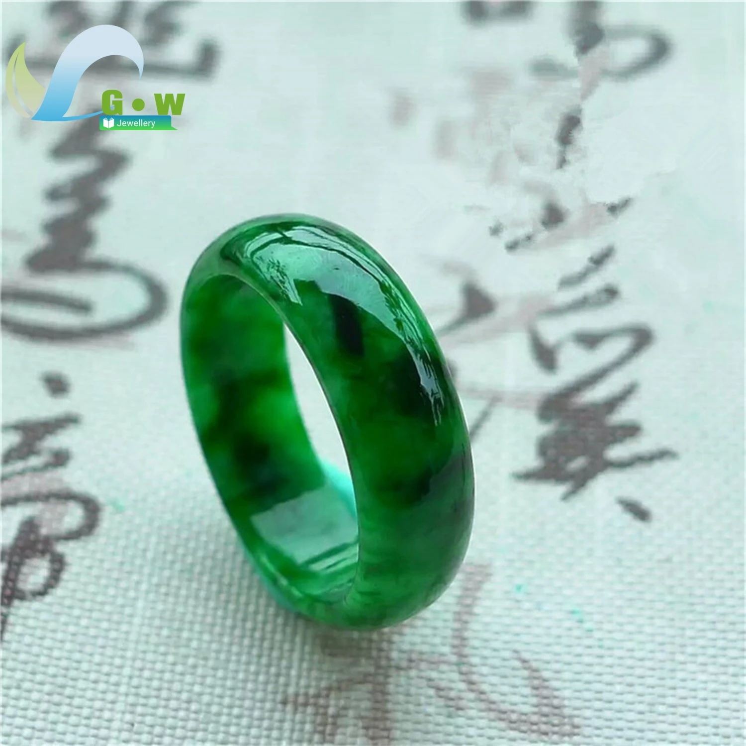 Deep Green Iron Dragon Jade Men Ring and Women Tail Ring Set Full Green Natural Myanmar Jadeite Bangle Finger Ring
Deep Green Iron Dragon Jade Men Ring and Women Tail Ring Set Full Green Natural Myanmar Jadeite Bangle Finger Ring