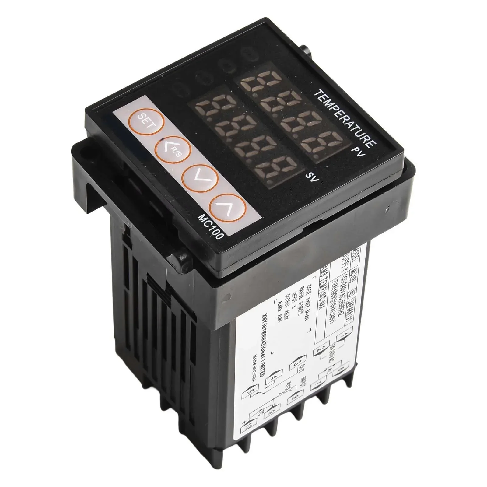 Brand New Controller Thermostat Input -20°C+50°C 12V DC/AC 95*55*40mm Controll Digital PID PT100 K Temperature
Brand New Controller Thermostat Input -20°C+50°C 12V DC/AC 95*55*40mm Controll Digital PID PT100 K Temperature
