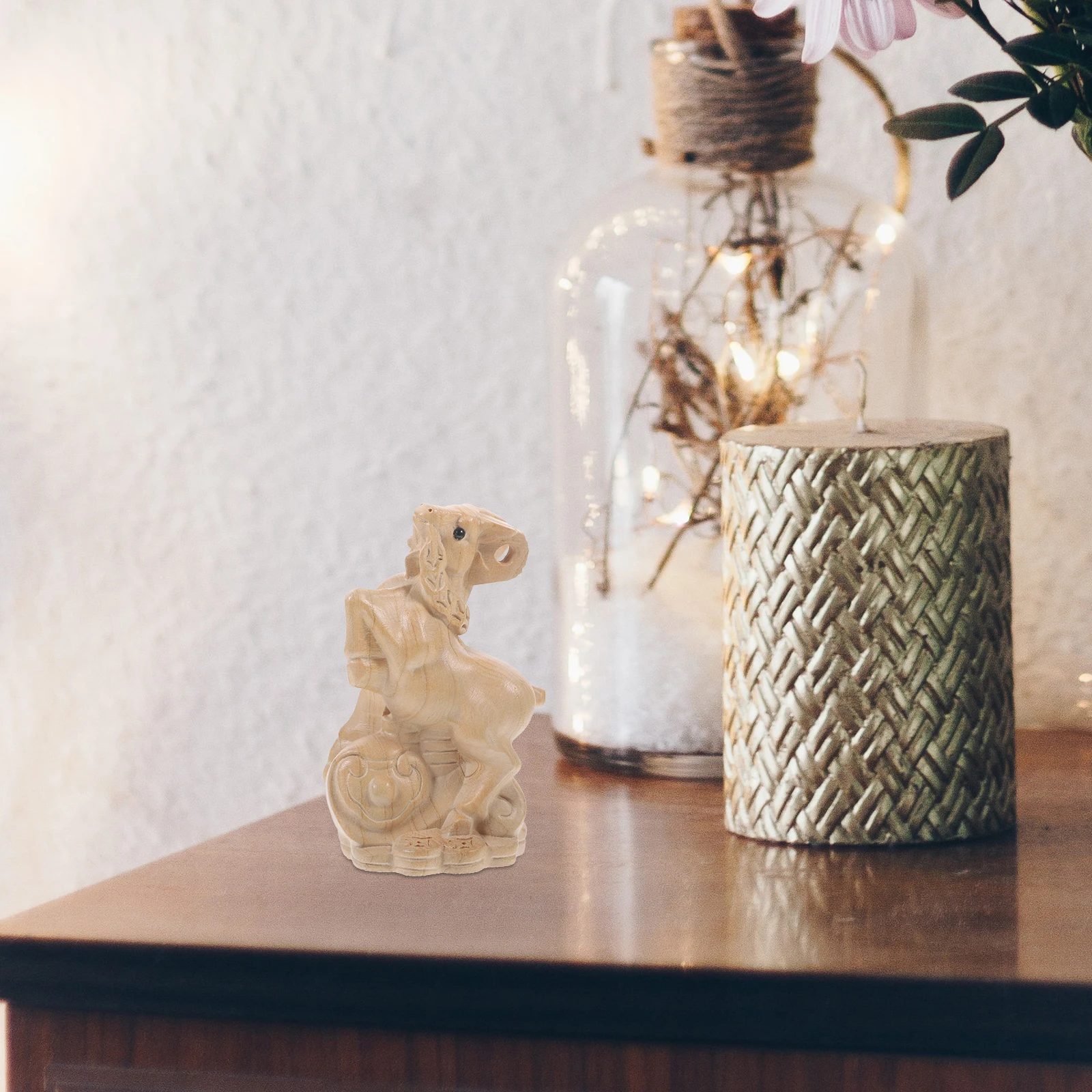 Zodiac Wood Carving Ornaments Large Sheep Statue Decorative Animal Figurine Desktop Decoration Wooden Craft Gift Home Office
Zodiac Wood Carving Ornaments Large Sheep Statue Decorative Animal Figurine Desktop Decoration Wooden Craft Gift Home Office