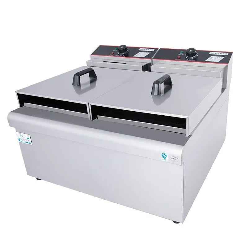 Commercial Double Decker Electric Fryer French Fries Chicken Fries Skewers Chicken Fried Steak
Commercial Double Decker Electric Fryer French Fries Chicken Fries Skewers Chicken Fried Steak