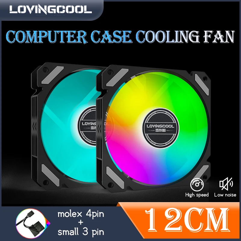 LOVING COOL 120mm Case Fan Molex 4pin 3pin Infinite Mirror Effect Quiet 12cm Fans For PC Case Cooling Stystem CPU Water Cooler
LOVING COOL 120mm Case Fan Molex 4pin 3pin Infinite Mirror Effect Quiet 12cm Fans For PC Case Cooling Stystem CPU Water Cooler