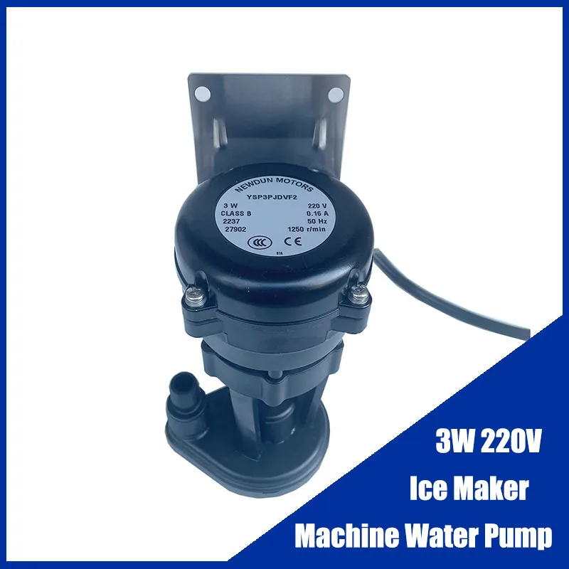 3W Ice Maker Machine General Water Pump 220V Water Pump Motor YSP3P JDVF2 Speed 1250RPM 0.16A 50HZ
3W Ice Maker Machine General Water Pump 220V Water Pump Motor YSP3P JDVF2 Speed 1250RPM 0.16A 50HZ
