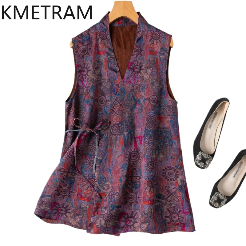 KMETRAM 100% Natural Mulberry Silk Women's Tanks 24MM Xiangyun Sha Vest Fashion V-Neck Summer Tops for Woman Clothing 2026 майка
KMETRAM 100% Natural Mulberry Silk Women's Tanks 24MM Xiangyun Sha Vest Fashion V-Neck Summer Tops for Woman Clothing 2026 майка