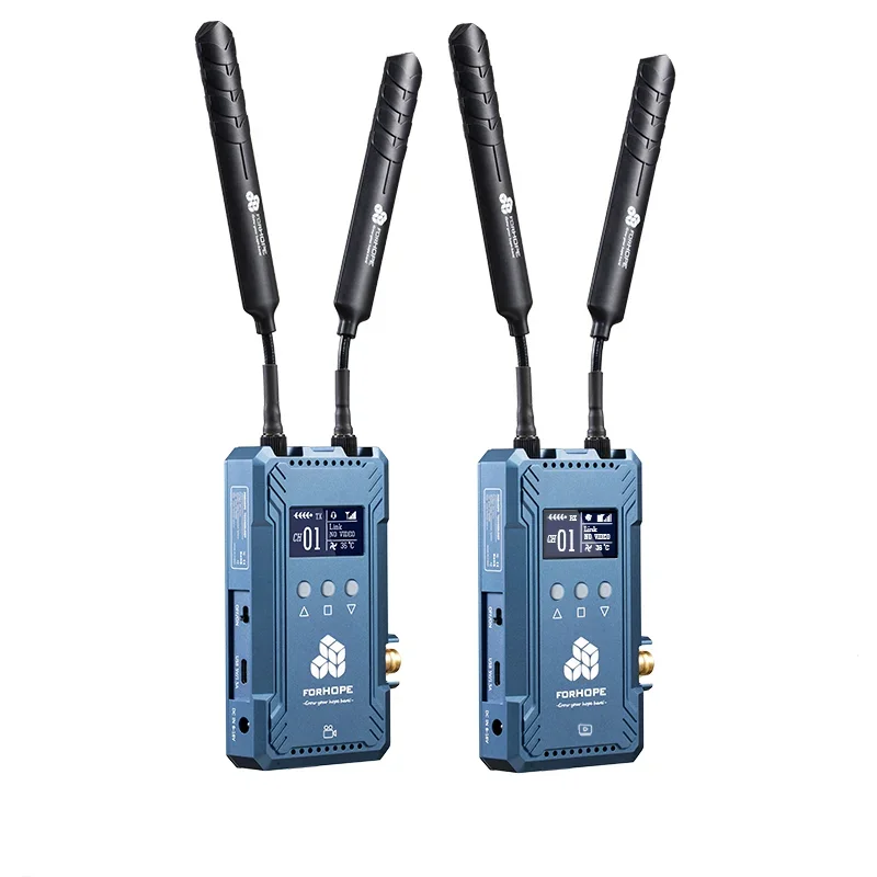 FORHOPE XM1000PRO 300m Wireless Transmission Receiver Kit Full Duplex Talkback SDI HD-MI Transmission System
FORHOPE XM1000PRO 300m Wireless Transmission Receiver Kit Full Duplex Talkback SDI HD-MI Transmission System