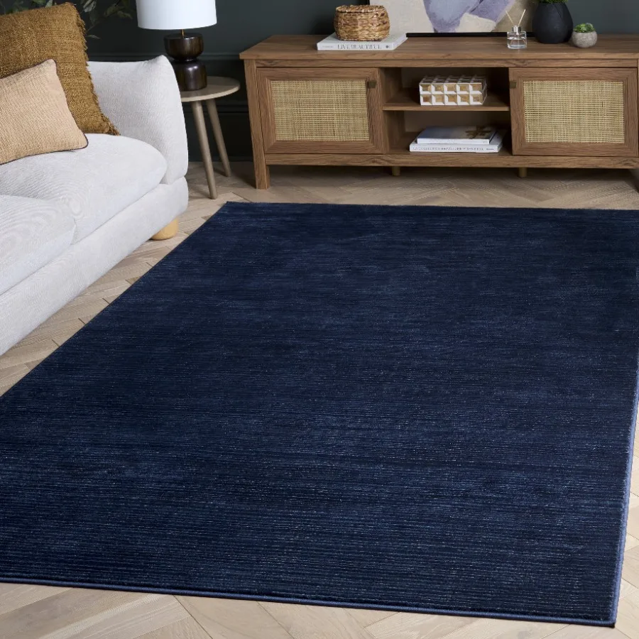 Vision Adrasteia Overdyed Solid Area Rug 3' x 3' Square Navy - Modern Design Navy Non-Shedding and Easy Cleaning Ideal for Livi
Vision Adrasteia Overdyed Solid Area Rug 3' x 3' Square Navy - Modern Design Navy Non-Shedding and Easy Cleaning Ideal for Livi