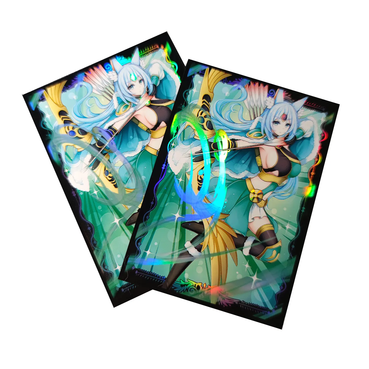 60PCS 63x90mm Trading Cards Protector Holographic Animation YuGiOh Card Sleeves Shield Laser Cute Card Deck Cover Japanese Size
60PCS 63x90mm Trading Cards Protector Holographic Animation YuGiOh Card Sleeves Shield Laser Cute Card Deck Cover Japanese Size