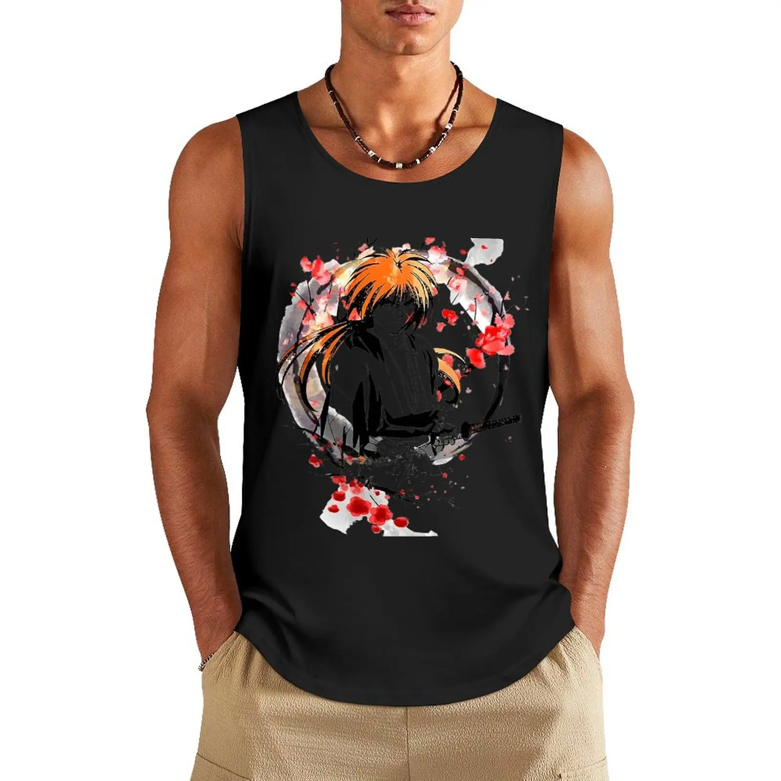 battousai kenshin pendekar pedang Tank Top Men's gym t-shirts Men's gym Clothing summer clothes man 2025
battousai kenshin pendekar pedang Tank Top Men's gym t-shirts Men's gym Clothing summer clothes man 2025