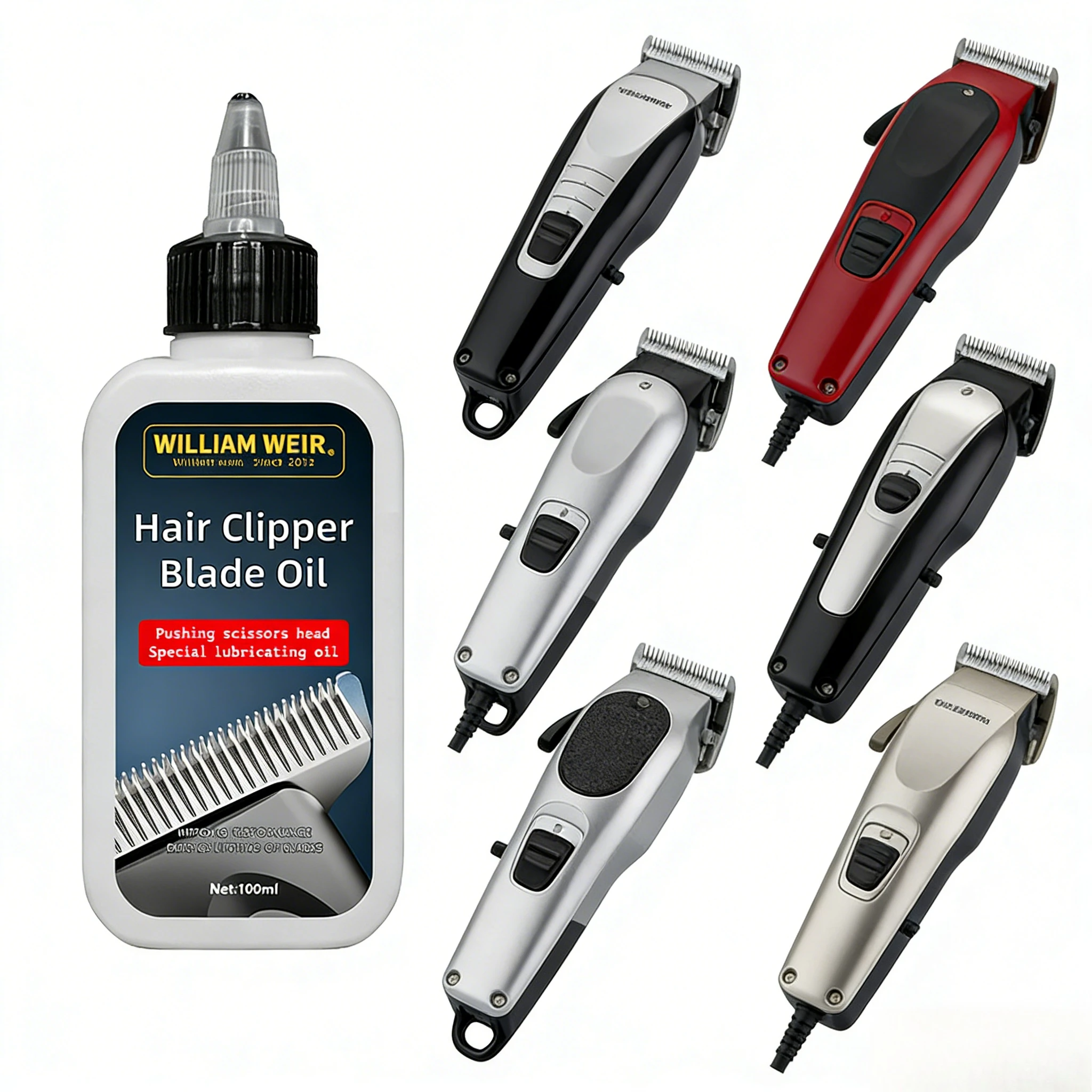 Hair Clipper Blade Oil - Professional Lubricating Oil for Electric Hair Trimmers, Clippers Razors Reduces Friction
Hair Clipper Blade Oil - Professional Lubricating Oil for Electric Hair Trimmers, Clippers Razors Reduces Friction